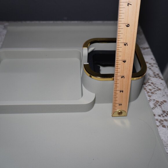 Amazon Beige Gold Silicone Arm Rest Cup Holder Organizer - Picture 6 of 6